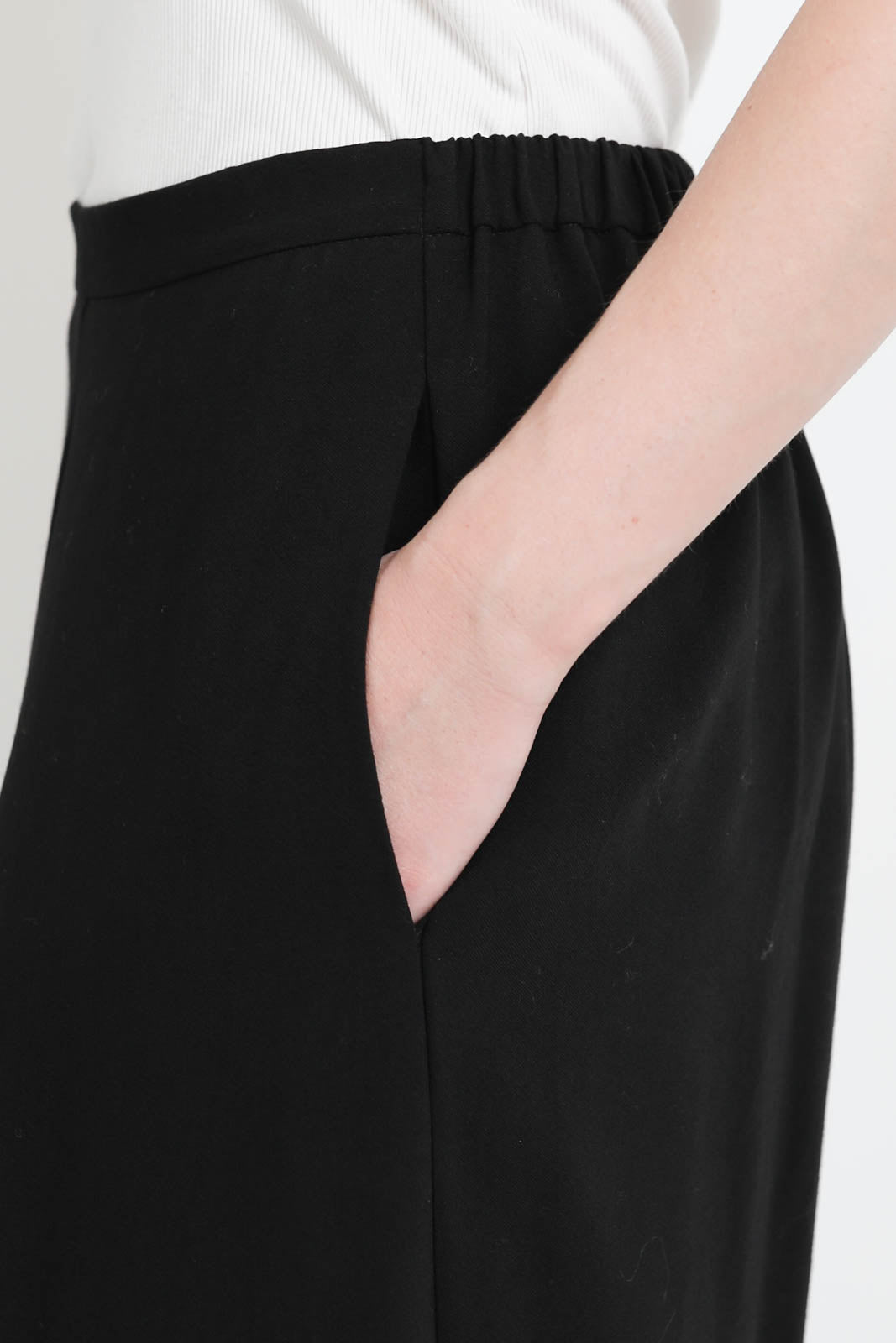 Pomandère, A-line Skirt in black