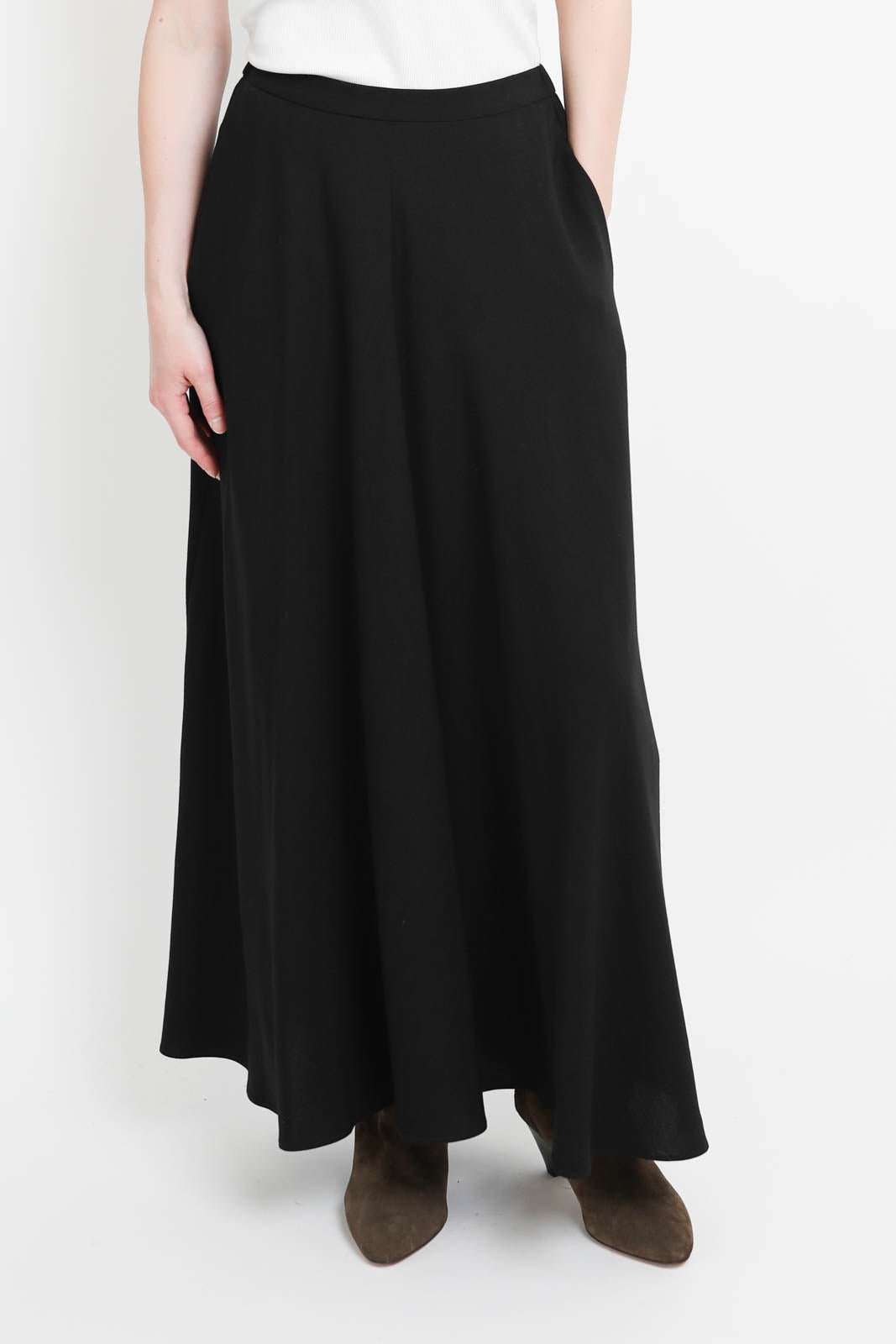 Pomandère, A-line Skirt in black