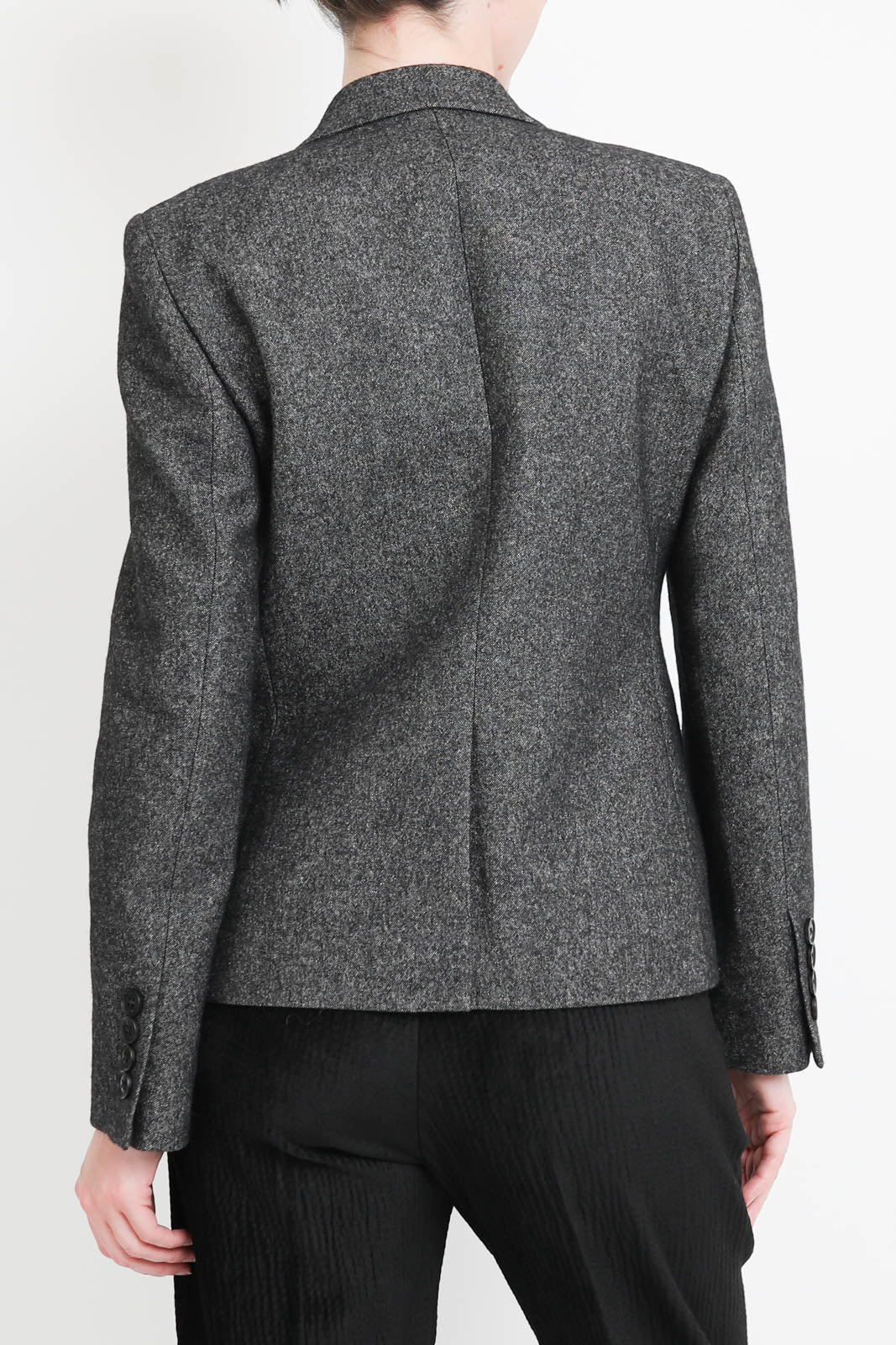 Nili Lotan, Blazer Holden in Graphite Donegal