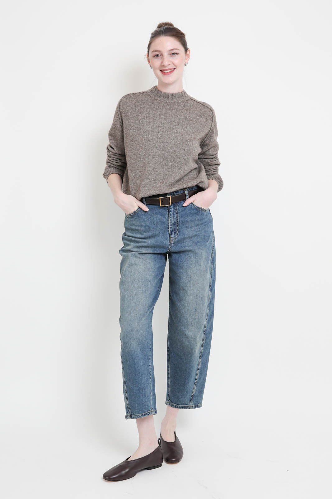 Fresia sweater in taupe