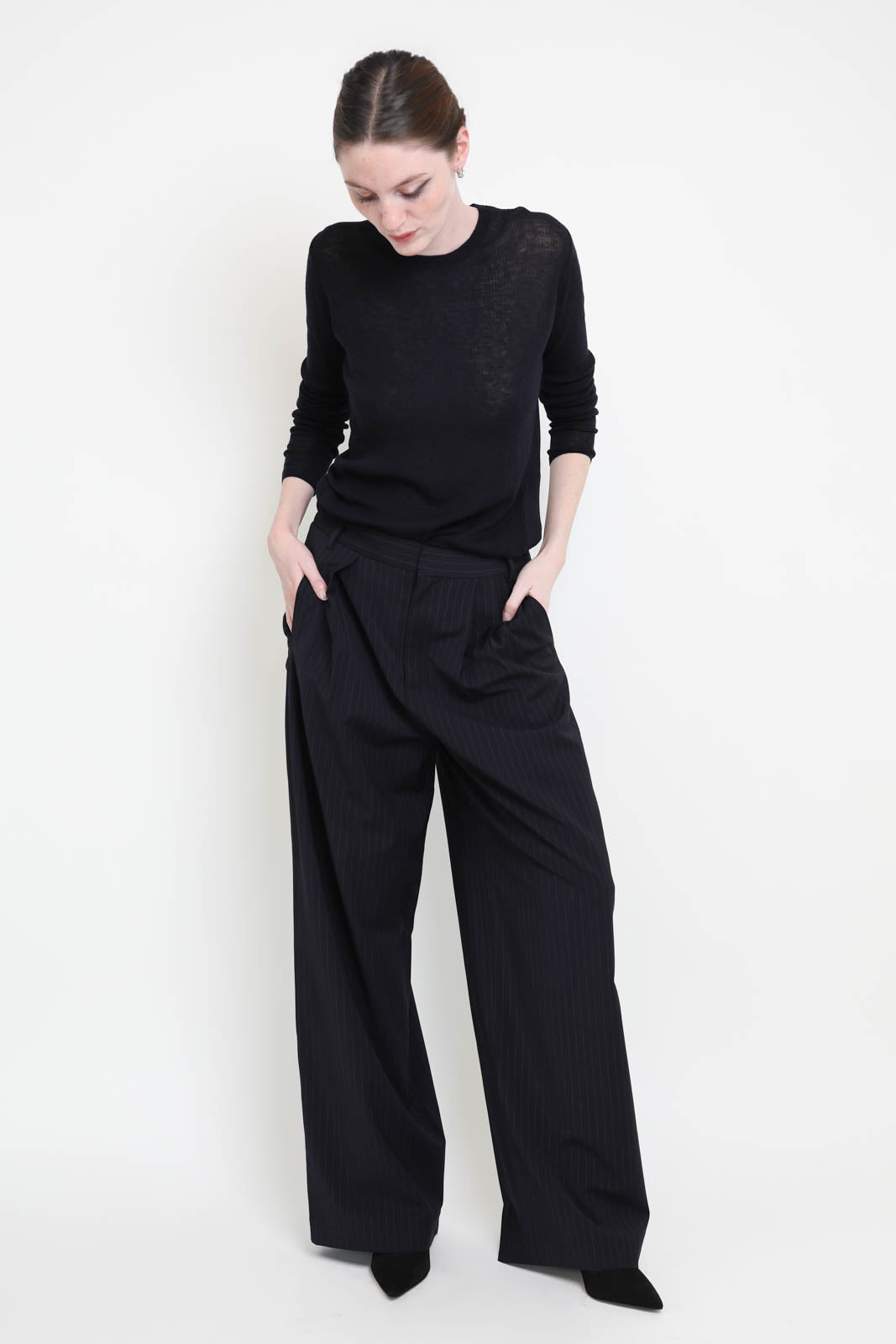 Tibi pants Dominic Stella in Navy Multi