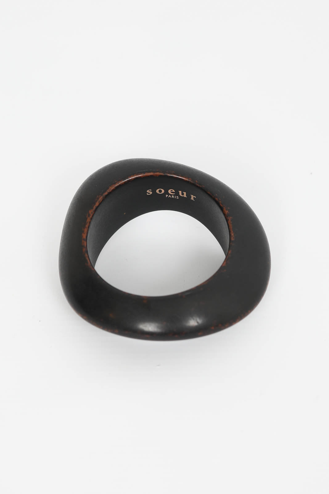 Camila bangle in Marron Fonce