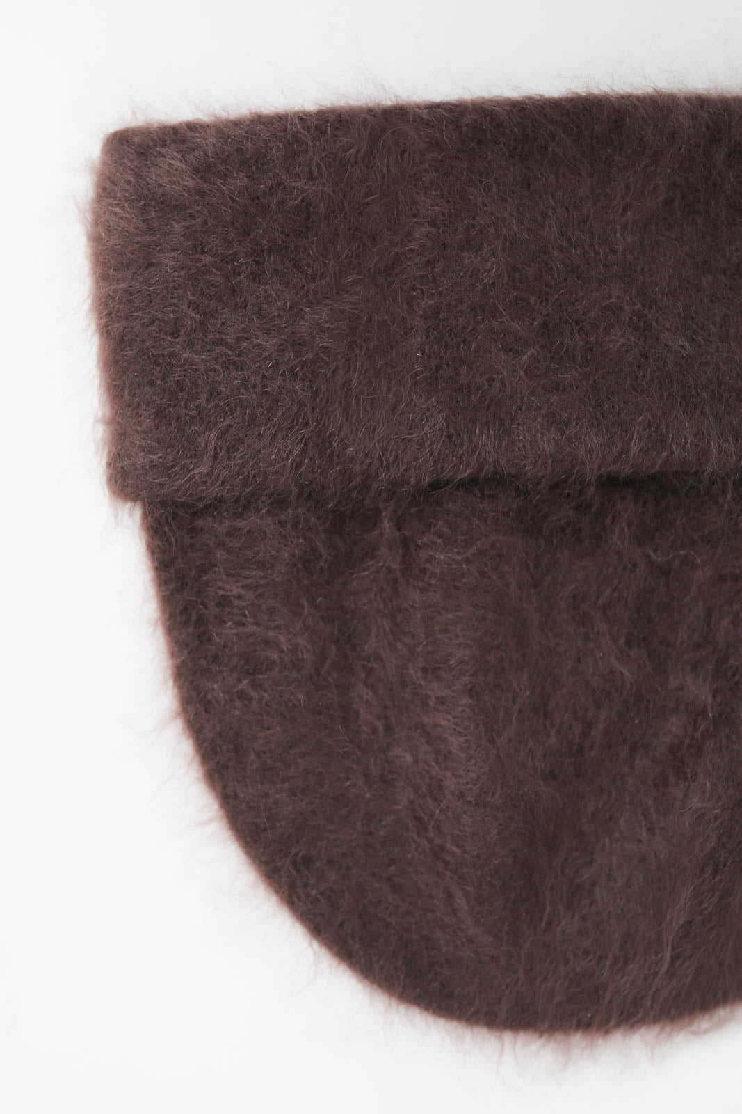 Soft Goat, Brushed Beanie in Mocha