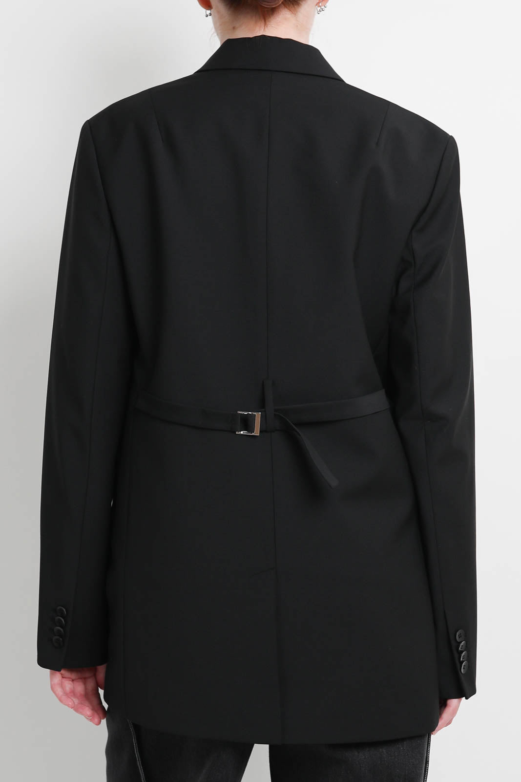 Tibi, Tropical Wool blazer in black
