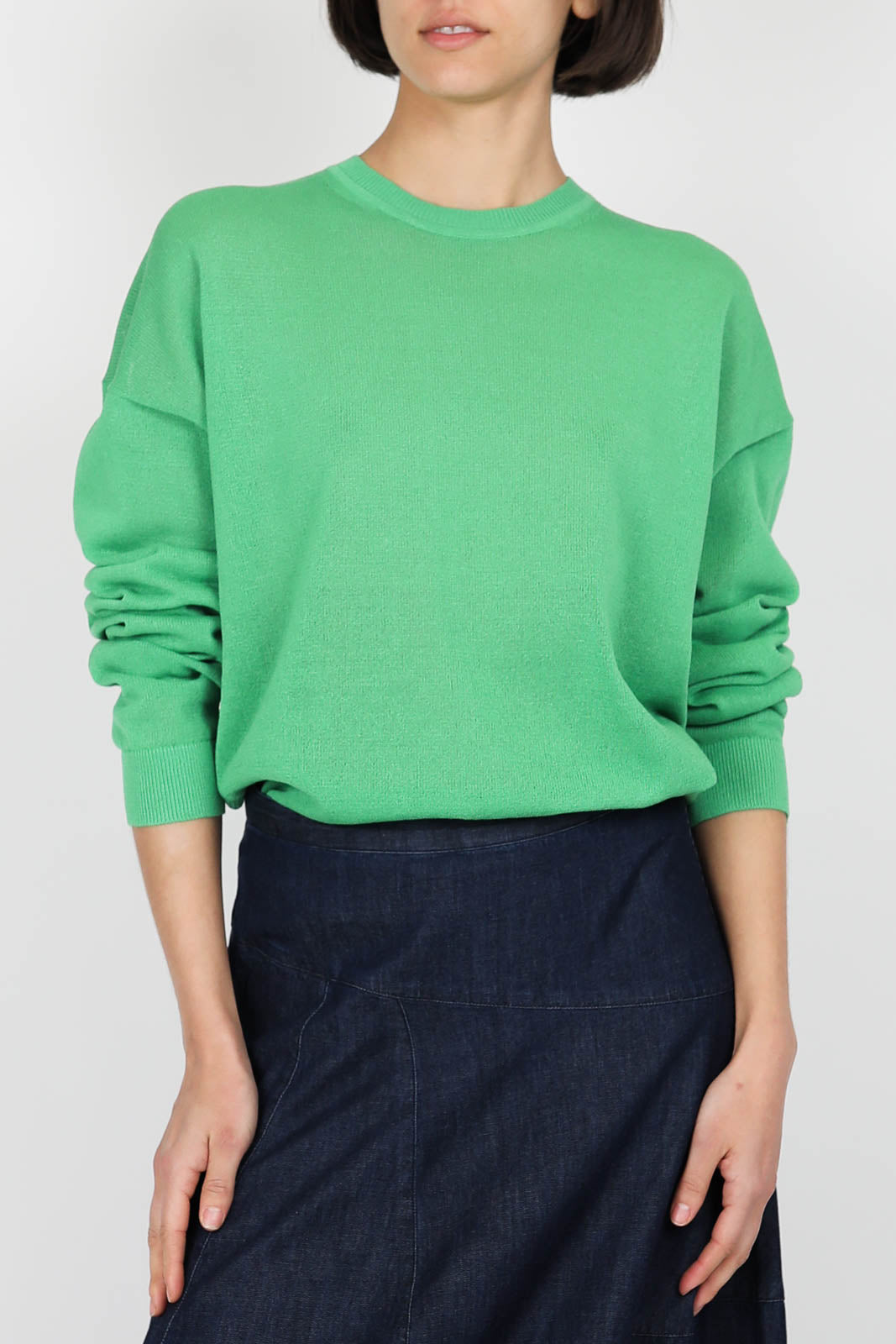 Crispy sweater in green