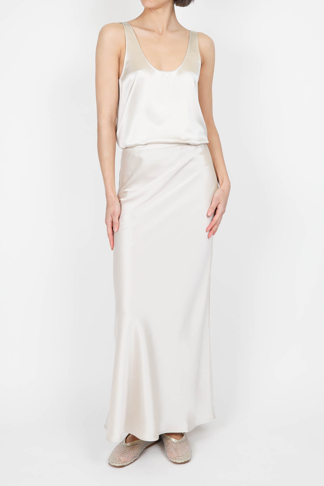 Skirt Eni in Pearl