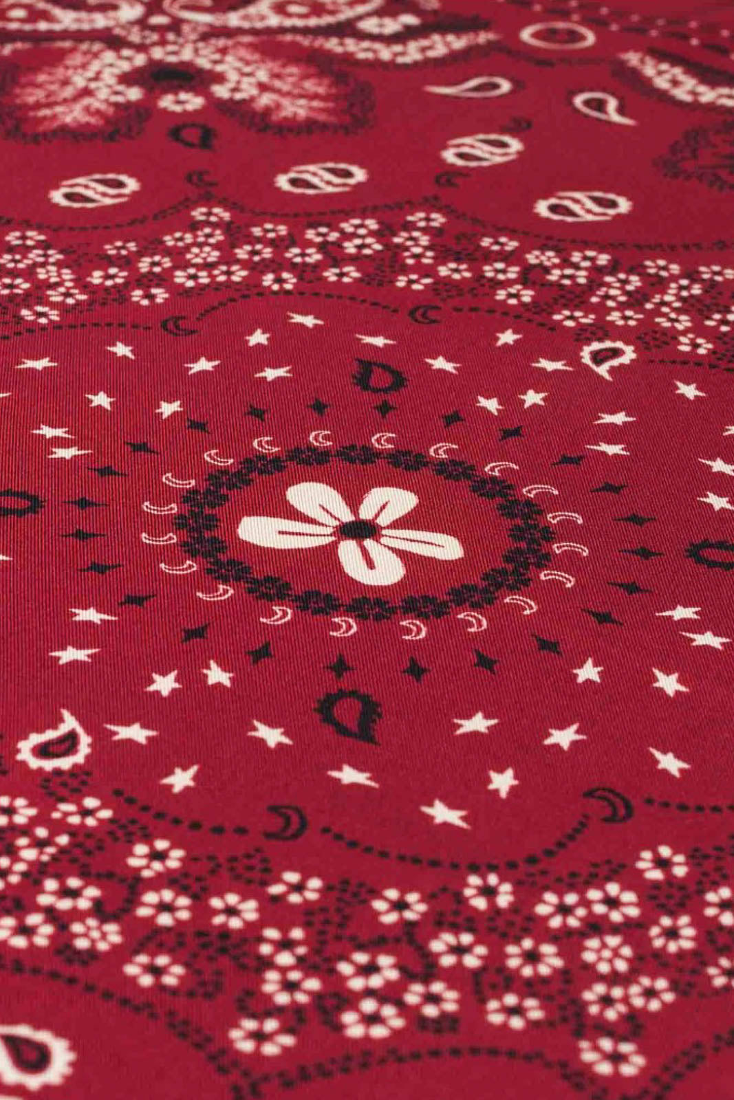 Bandana small scarf in bordeaux/fuchsia