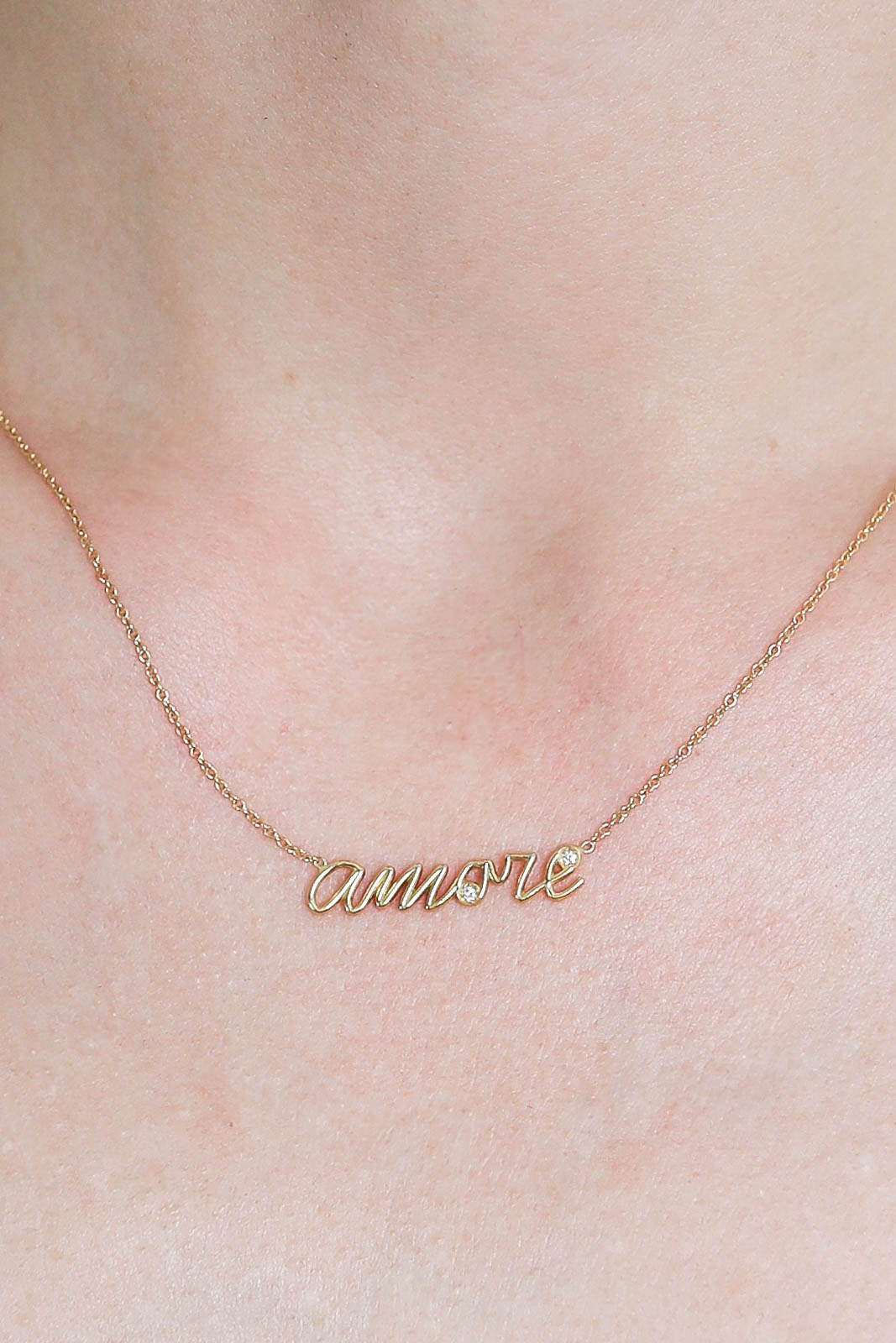 Muse Concept, Amore necklace in gold