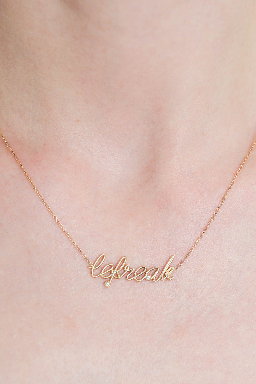 Muse Concept, Le Freak necklace in gold