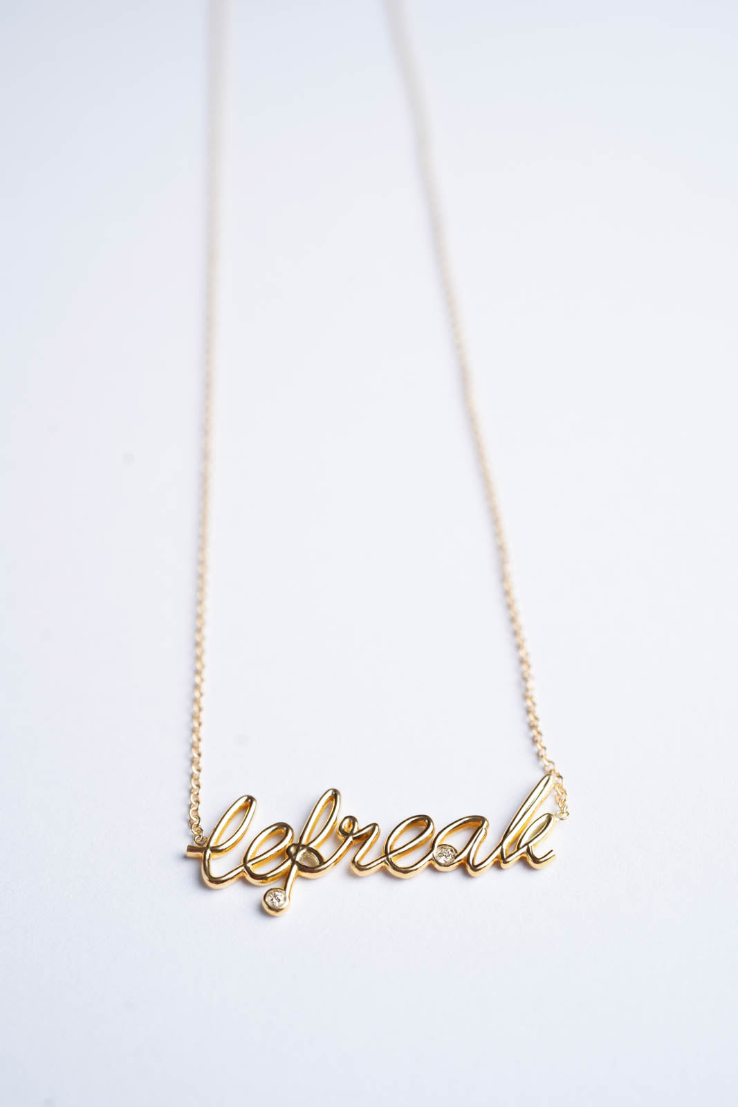 Muse Concept, Le Freak necklace in gold