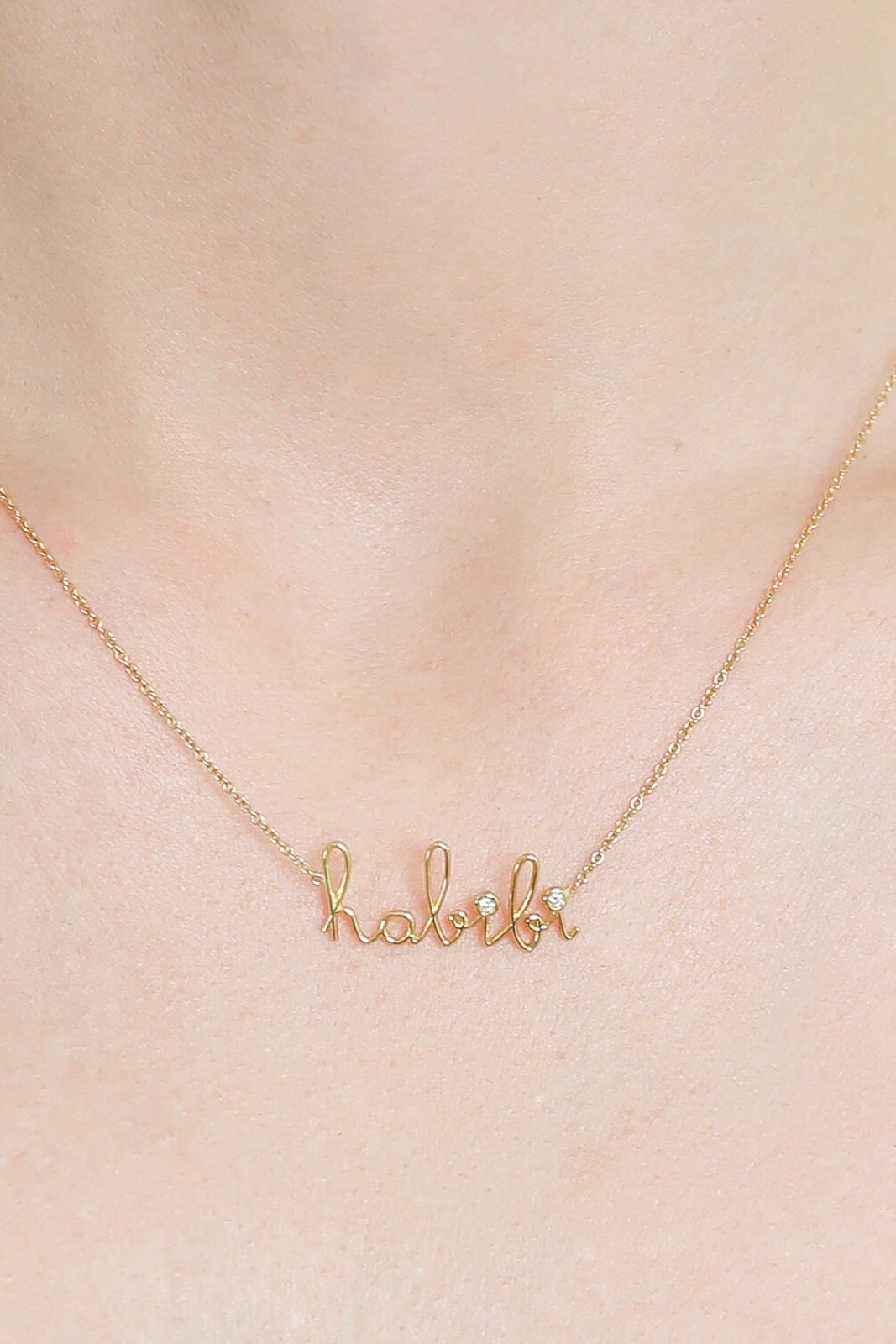 Muse Concept, Habibi necklace in gold