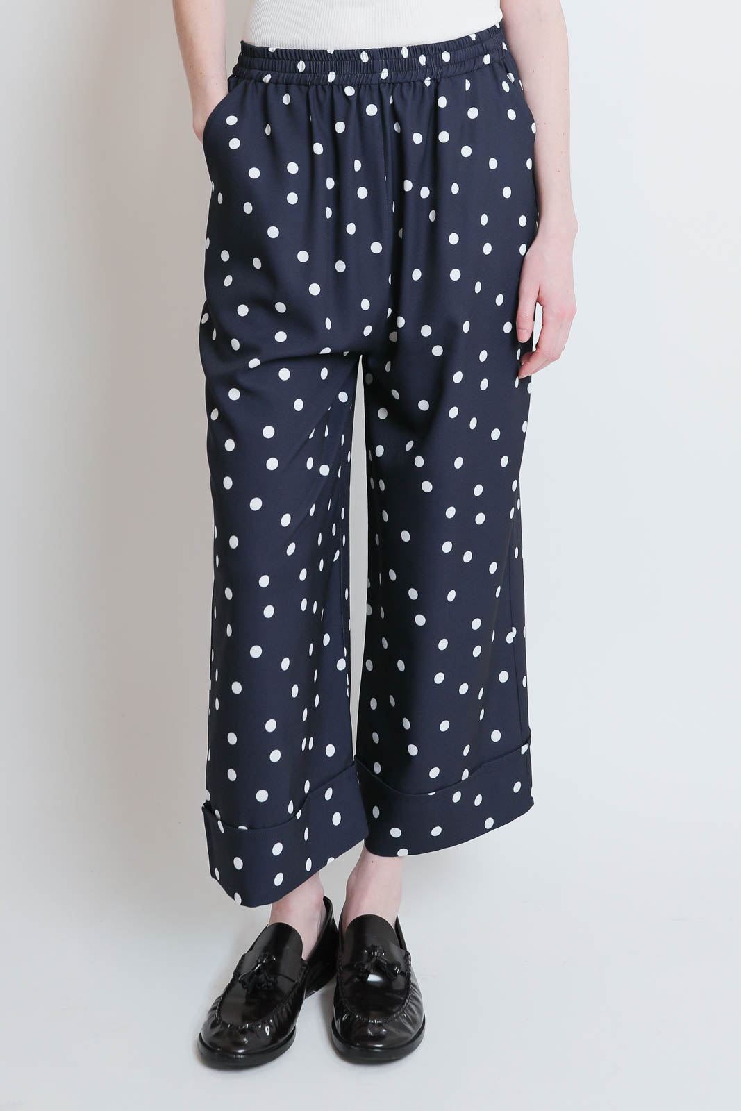Atelier 1985, Bernd pants in blue polka dots