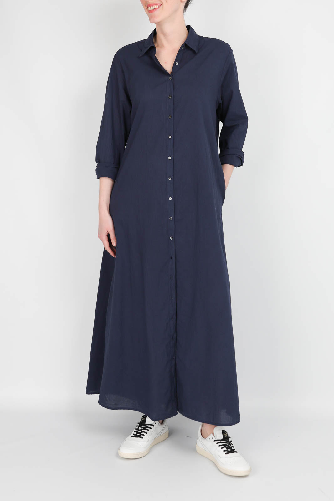 Boden dress in navy