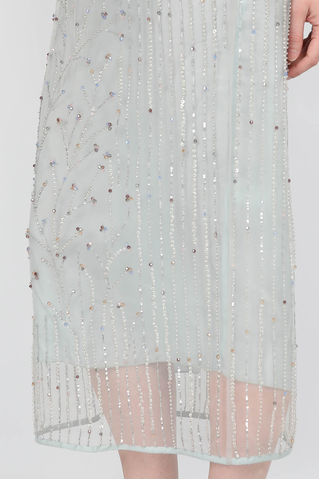 Skirt with embroidery in Firefly