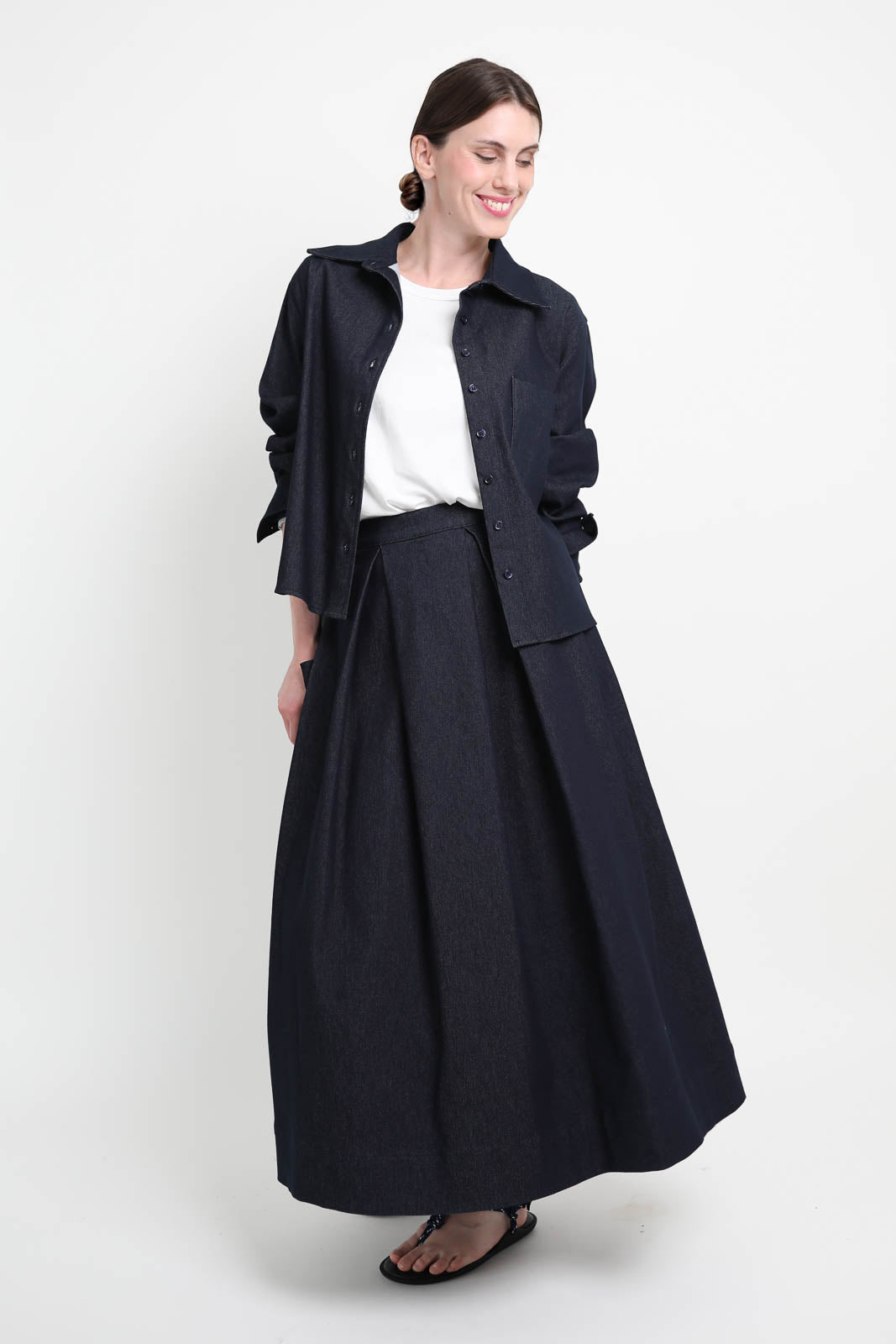 Atelier 1985, Skirt Elia in dark blue