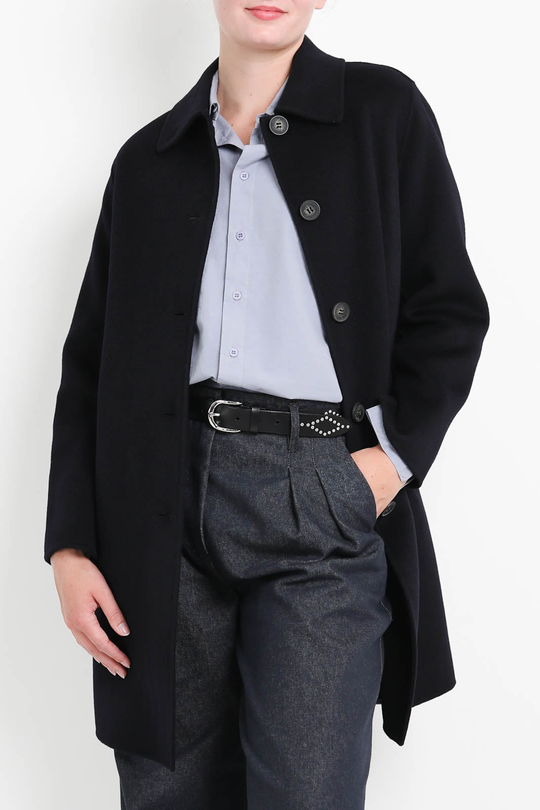Vanessa Bruno Fabian coat in navy