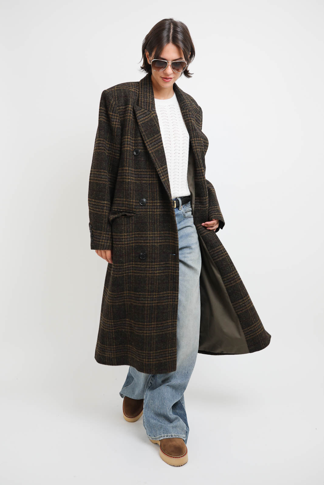 Lexana coat in khaki
