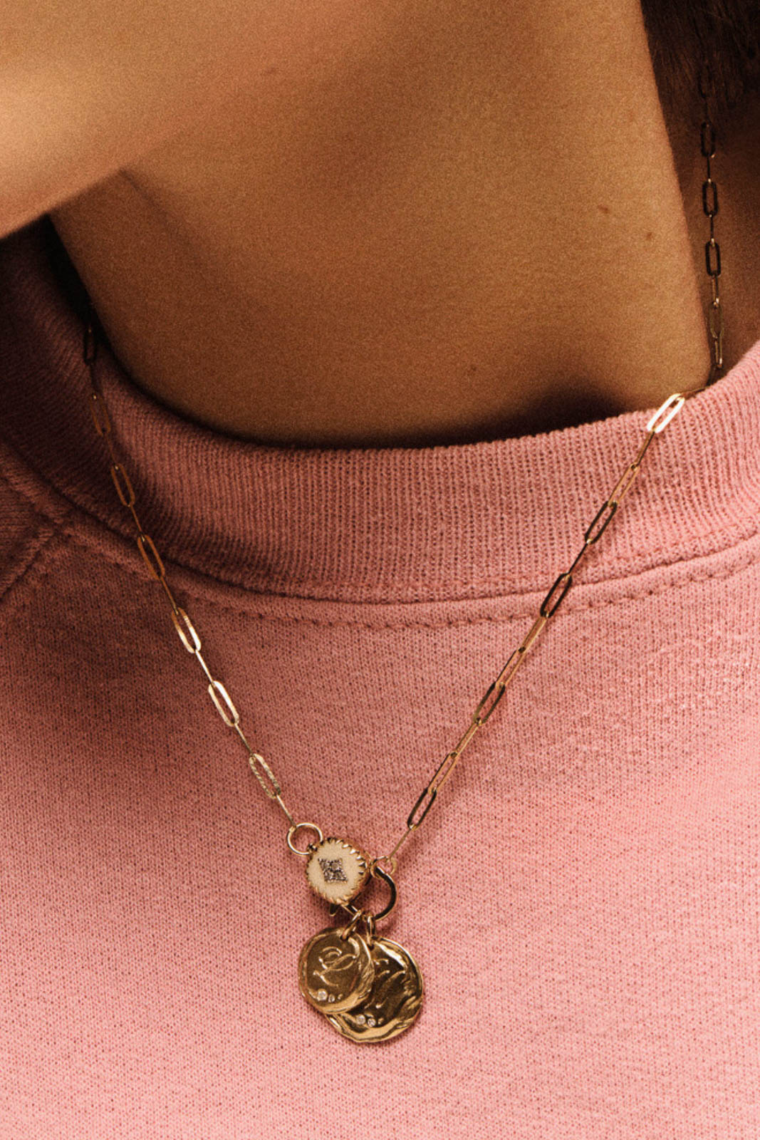 Pascale Monvoisin, Ginger necklace in white
