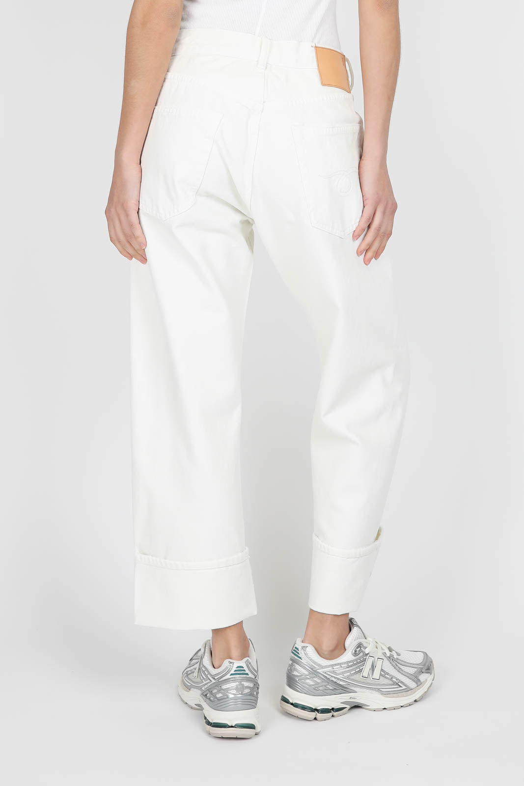 Jeans X-BF Cuffed in Bennet White Selvedge