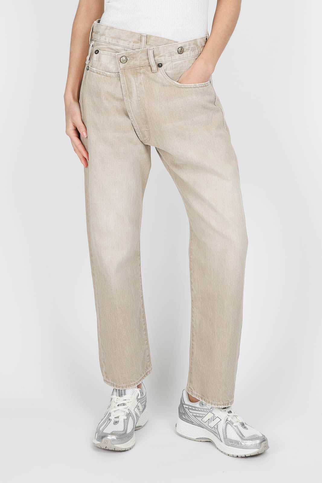 Jeans crossover in Harlyn khaki