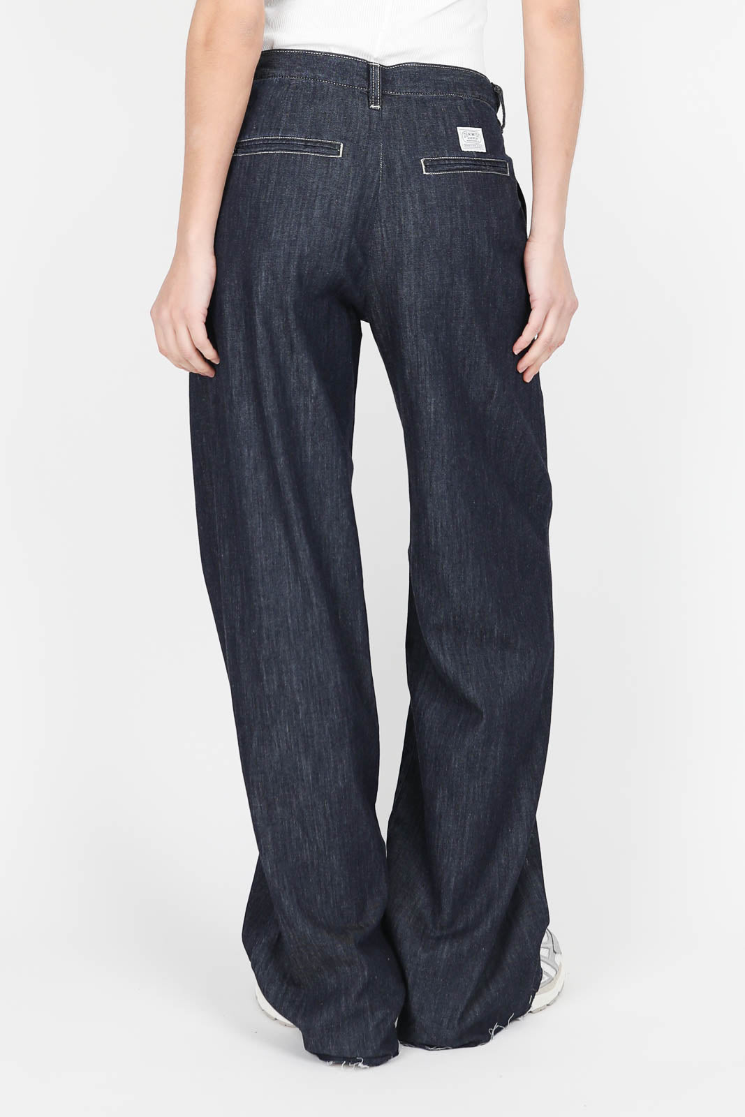 Jeans Teri Wide Leg In Drapy Rinse Indigo