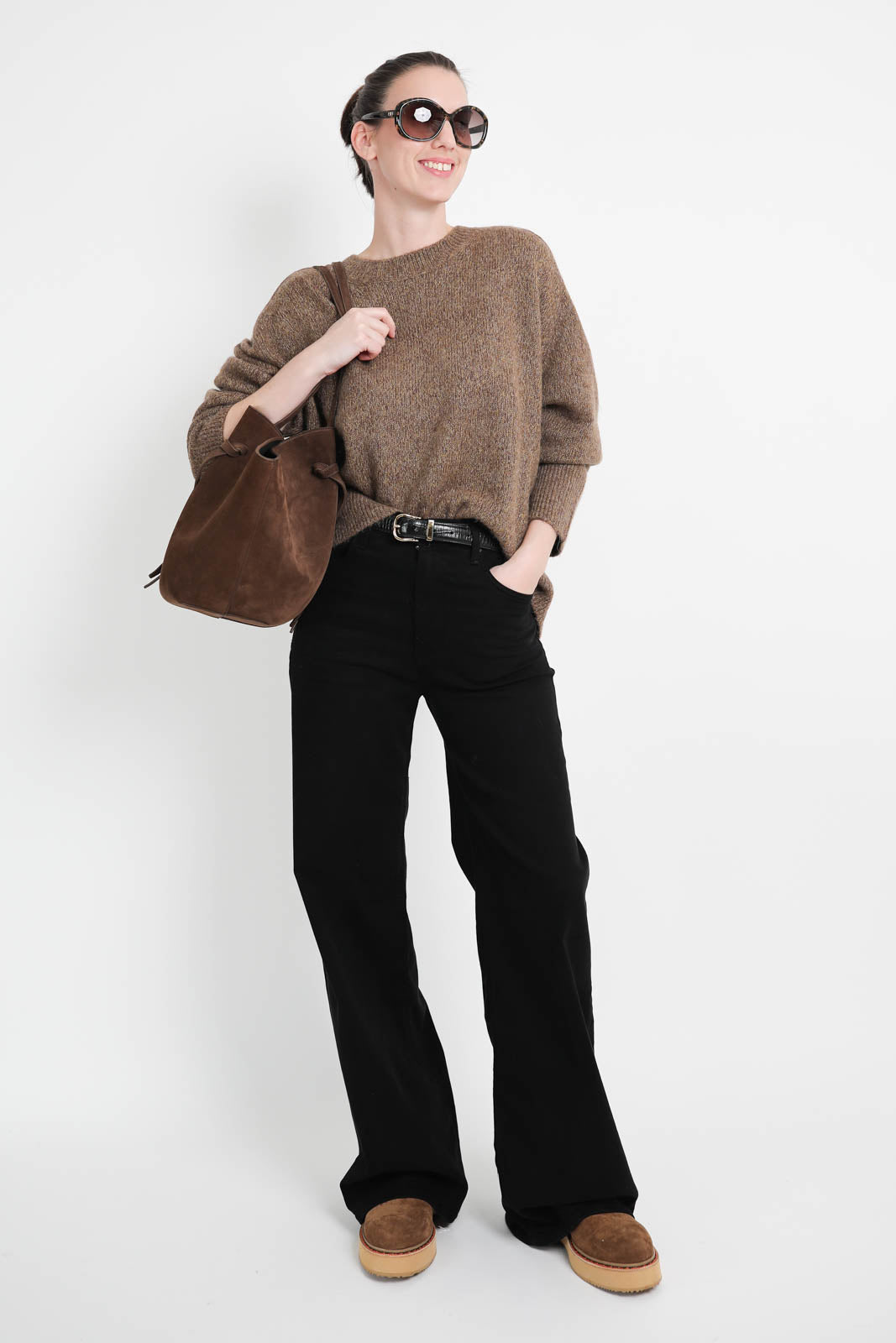 Zenggi, Soft Tweed sweater in Elmwood