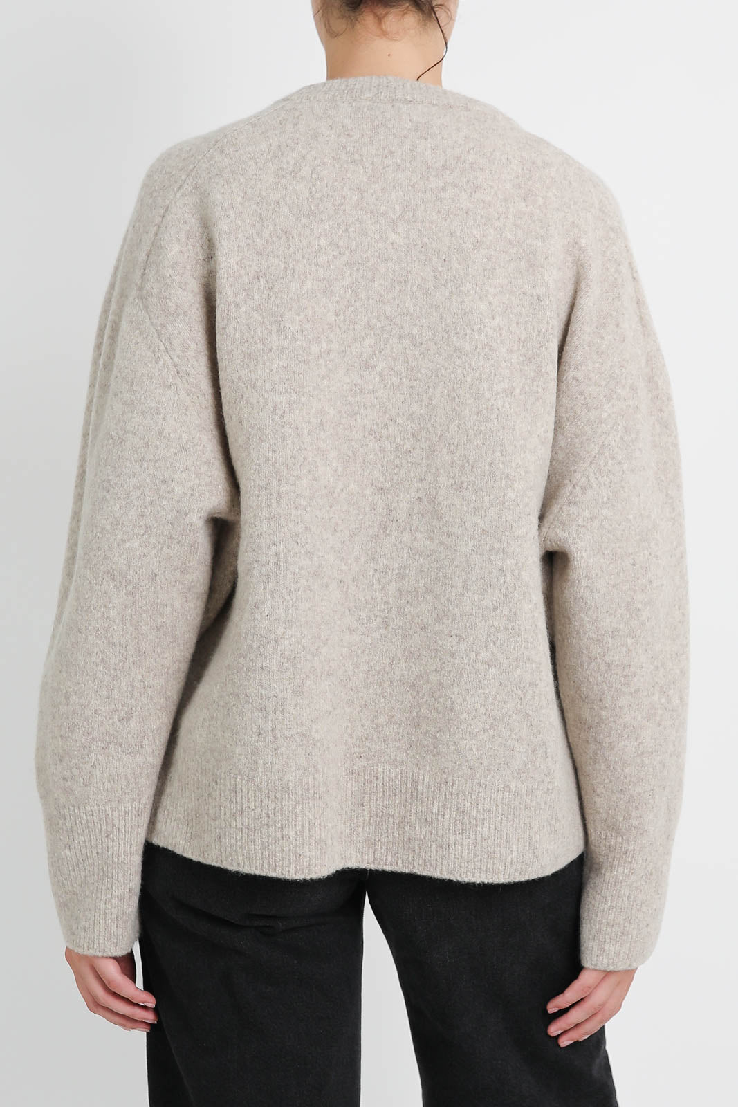 Zenggi, Boxy cardigan in shearling
