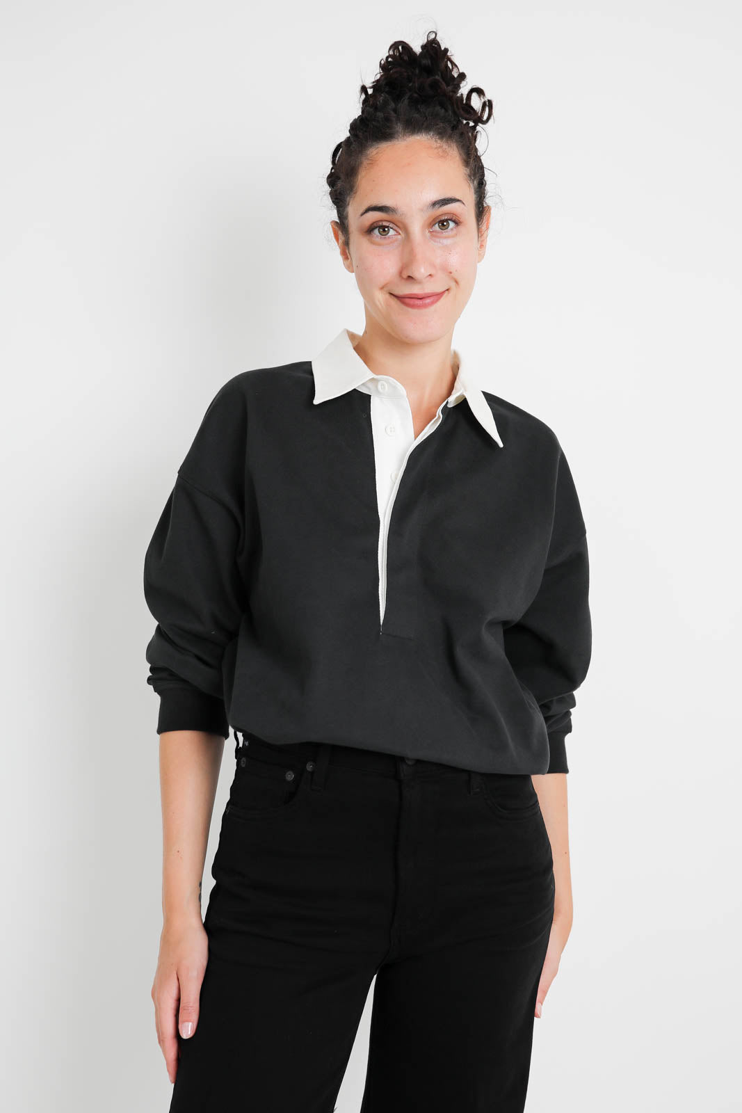Citizens of Humanity, Aris Rugby sweater in black