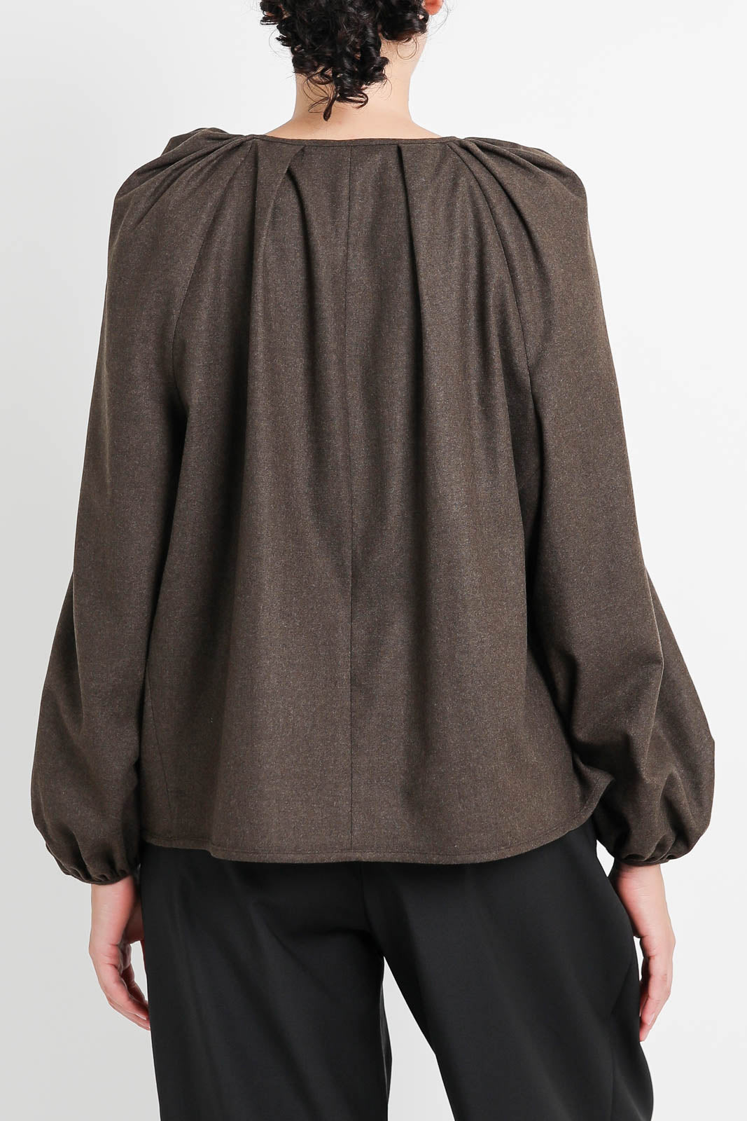 Nackiyé, Grand Bazaar blouse in Bitter Choco