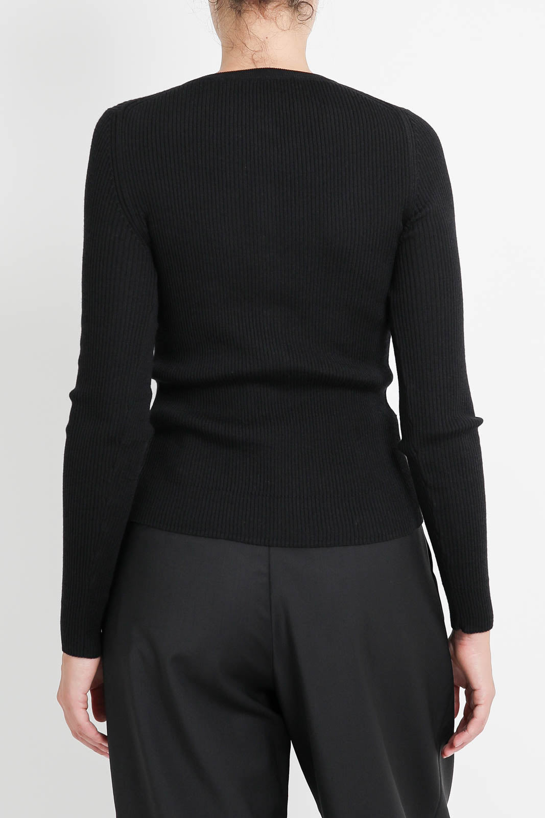 Nackiyé, long sleeve shirt Insider in black