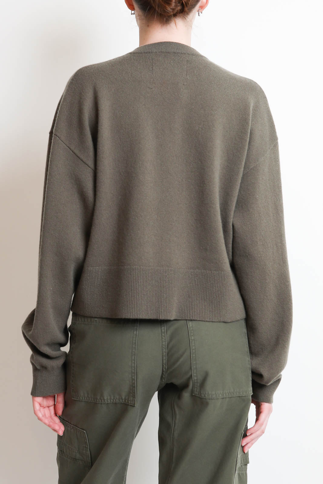 Extreme Cashmere, Cardigan Chou in Army