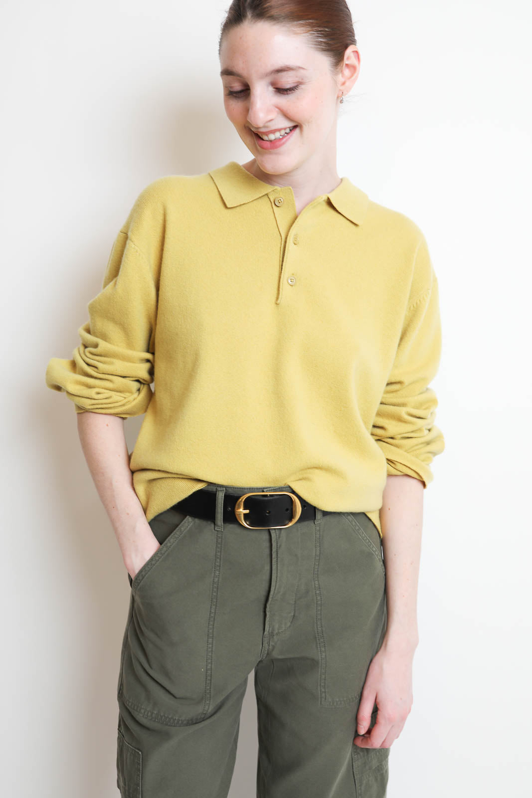 Extreme Cashmere, Sweater Alligator in Corn