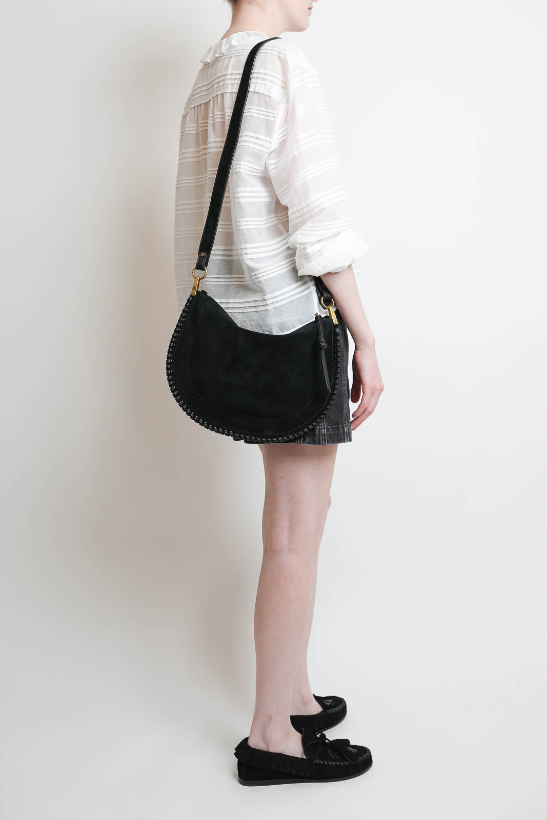 Isabel Marant, Oskan Soft Zip Bag in black