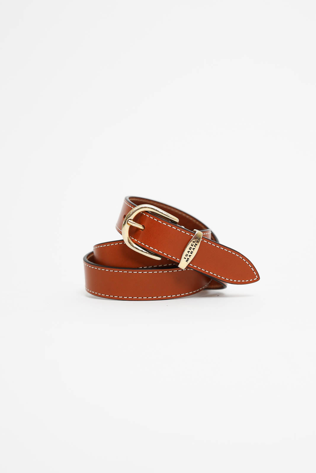 Isabel Marant, Zadd belt in natural/gold