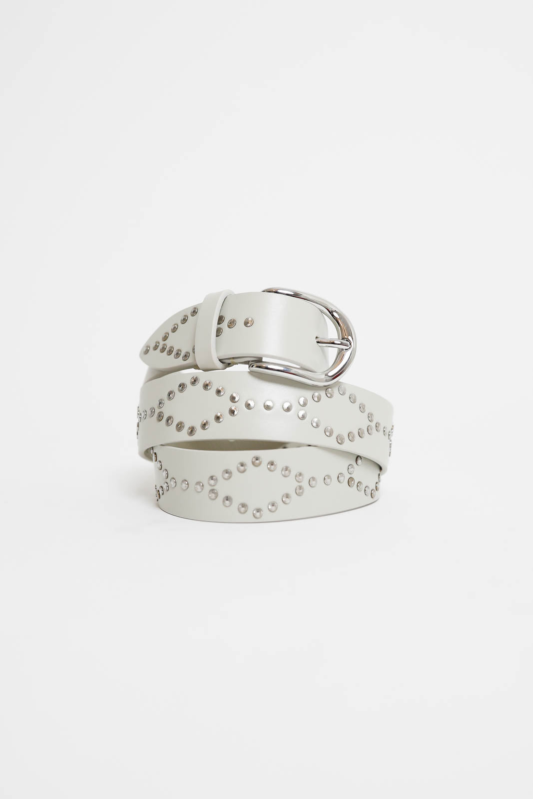Isabel Marant, Liliana belt in chalk/silver