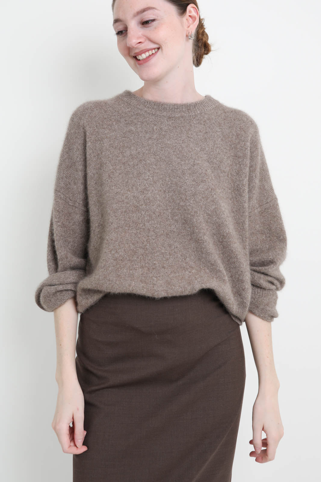 Loulou de Saison, Tristan sweater in Ashes Melange