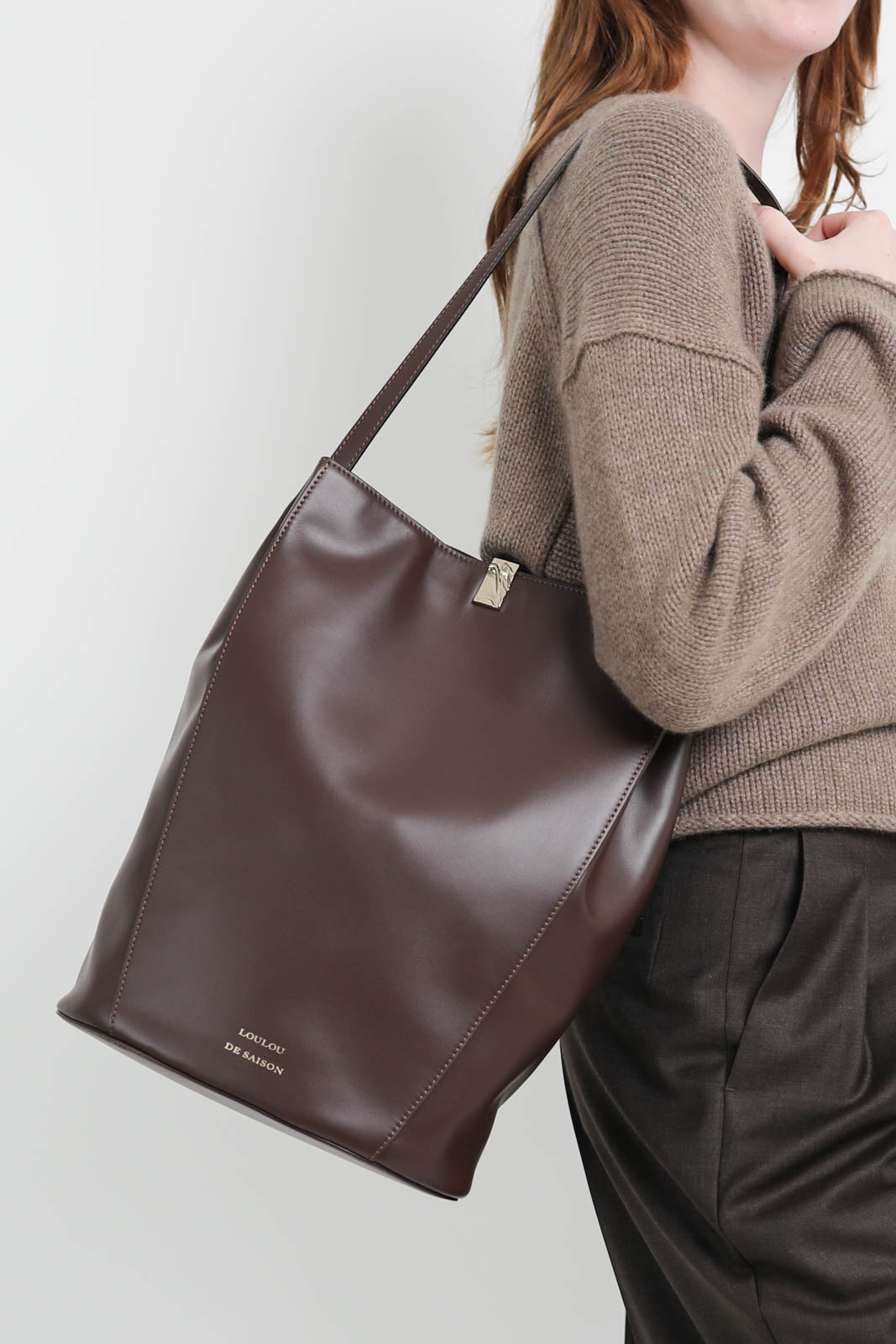 Loulou de Saison, Bag Daya in brown