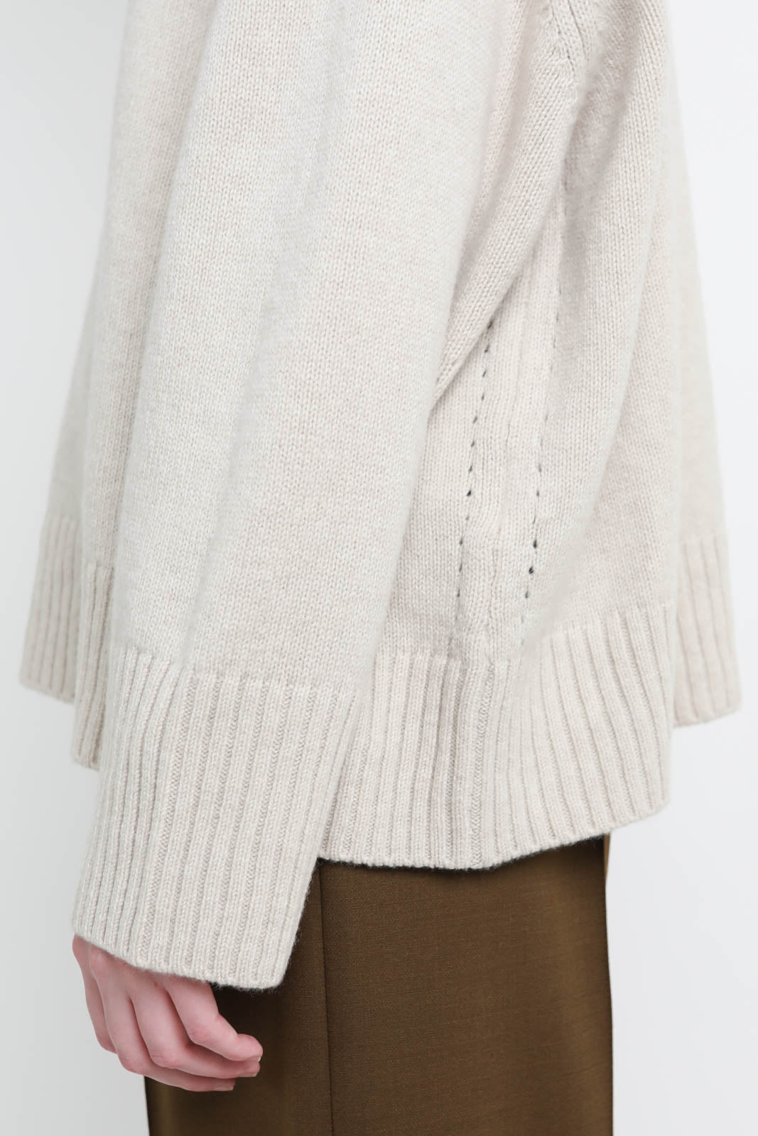 Soeur, William sweater in ecru chine