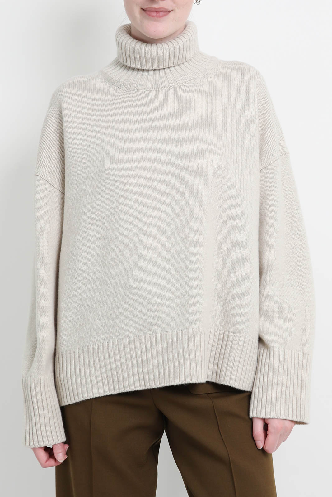 Soeur, William sweater in ecru chine