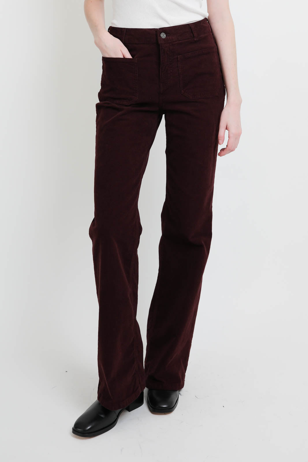 Vanessa Bruno, Dompay trousers in Bordeaux