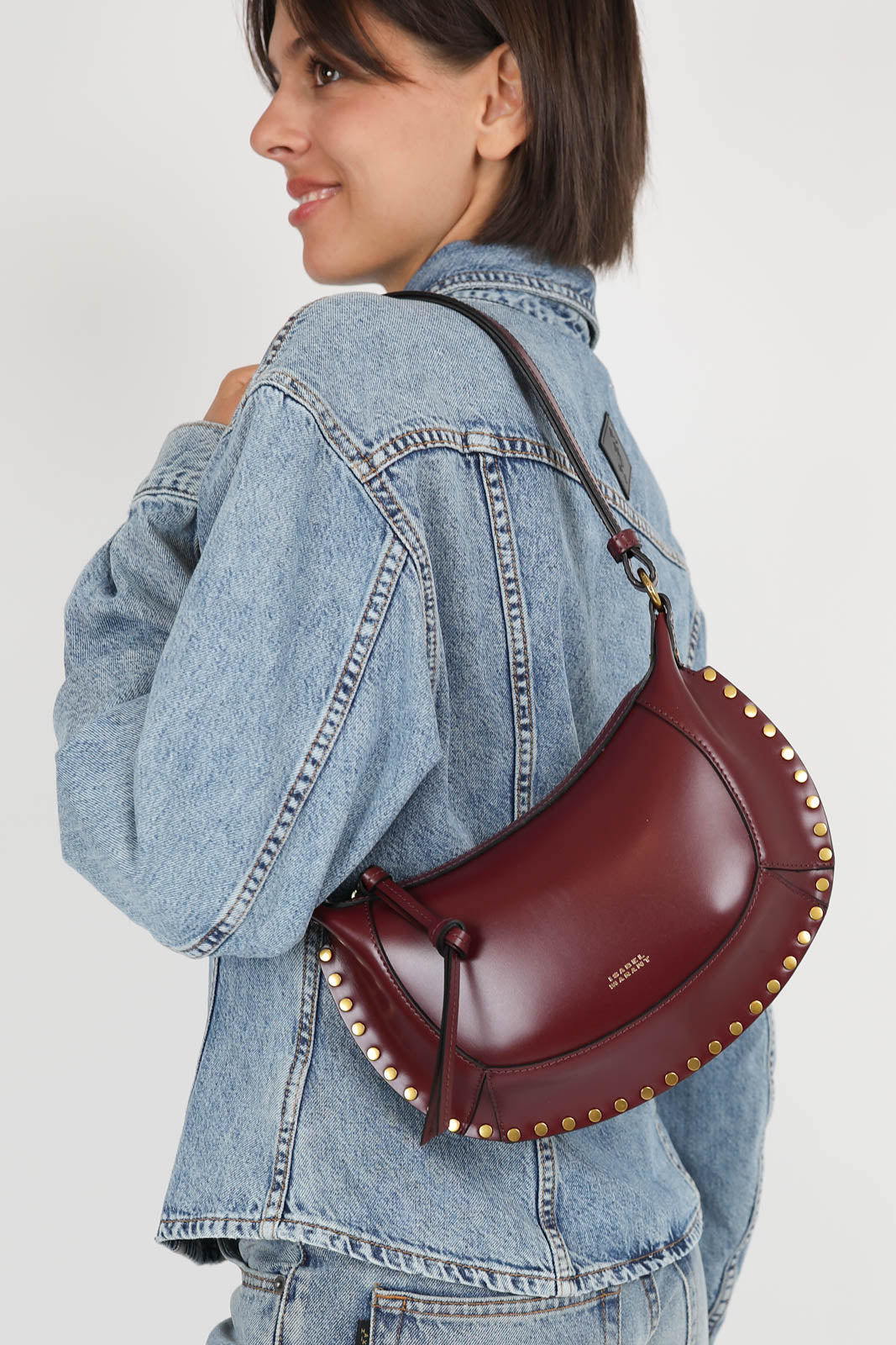 Bag Oskan Moon in Burgundy