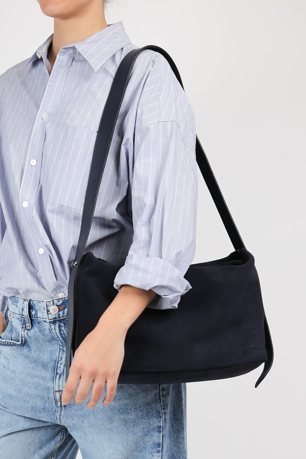 Bag Dee in suede in Night