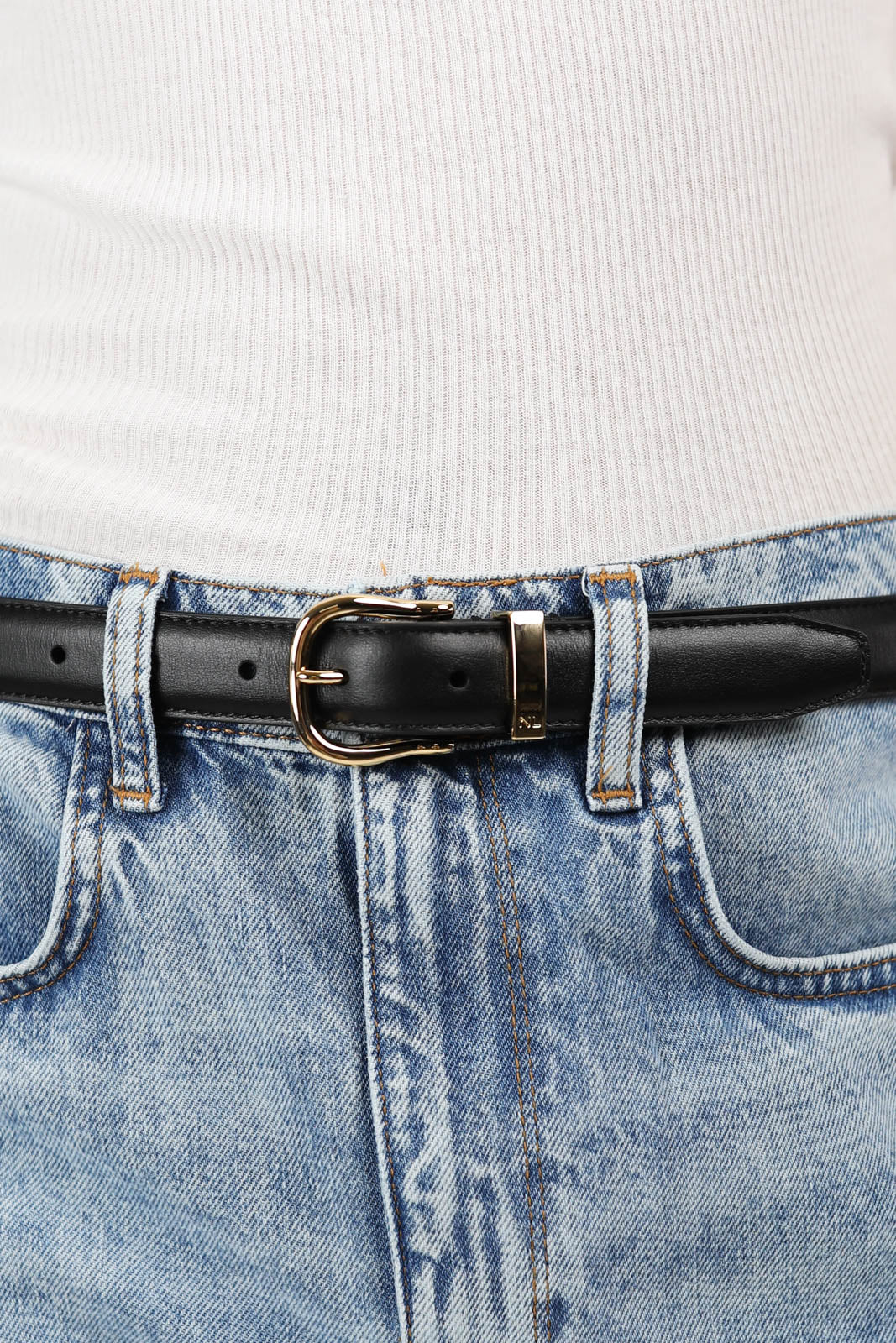 Louise belt in black