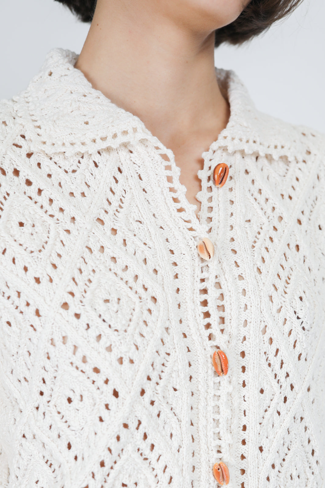Emarya cardigan in ecru