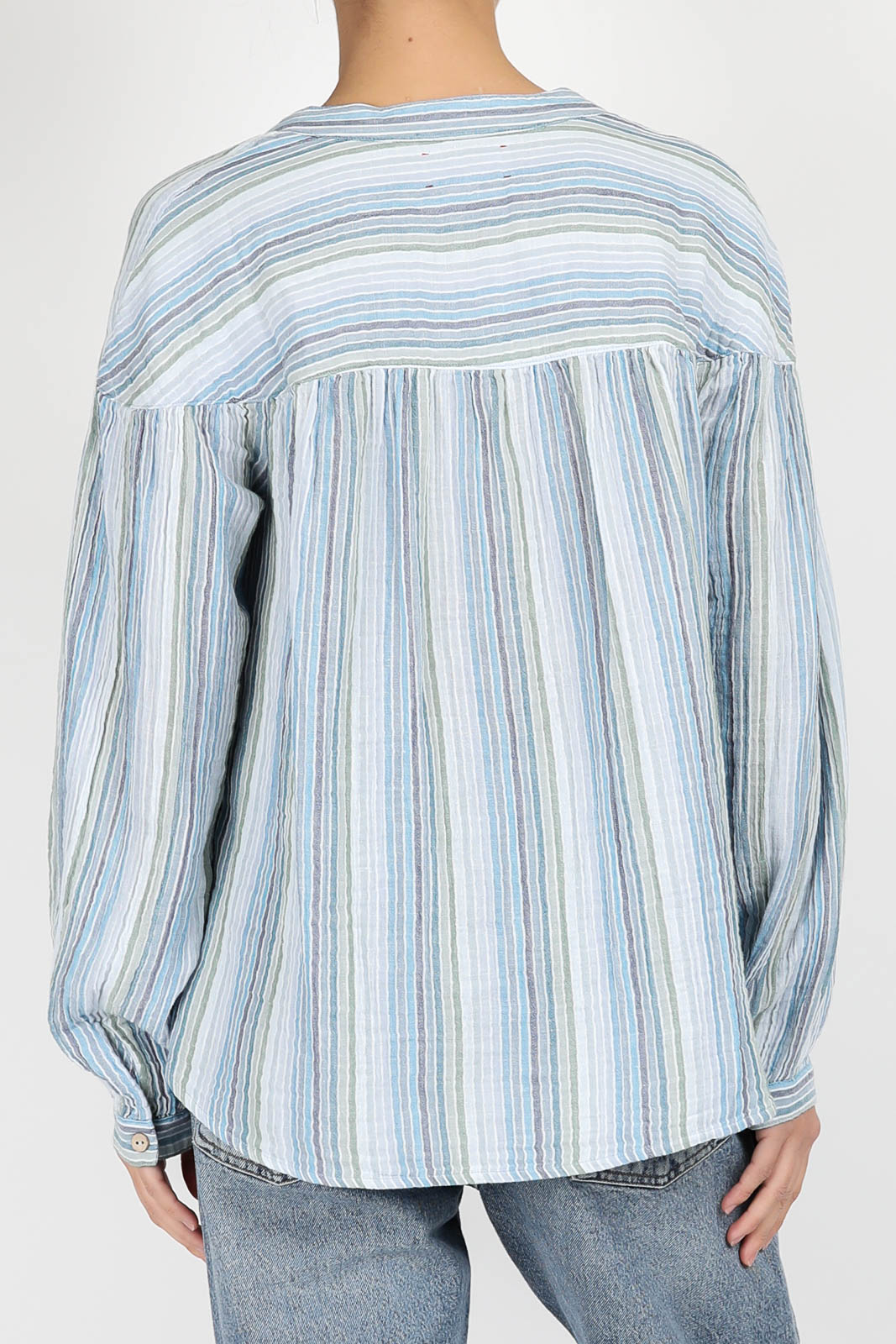 Alina blouse in shoreline