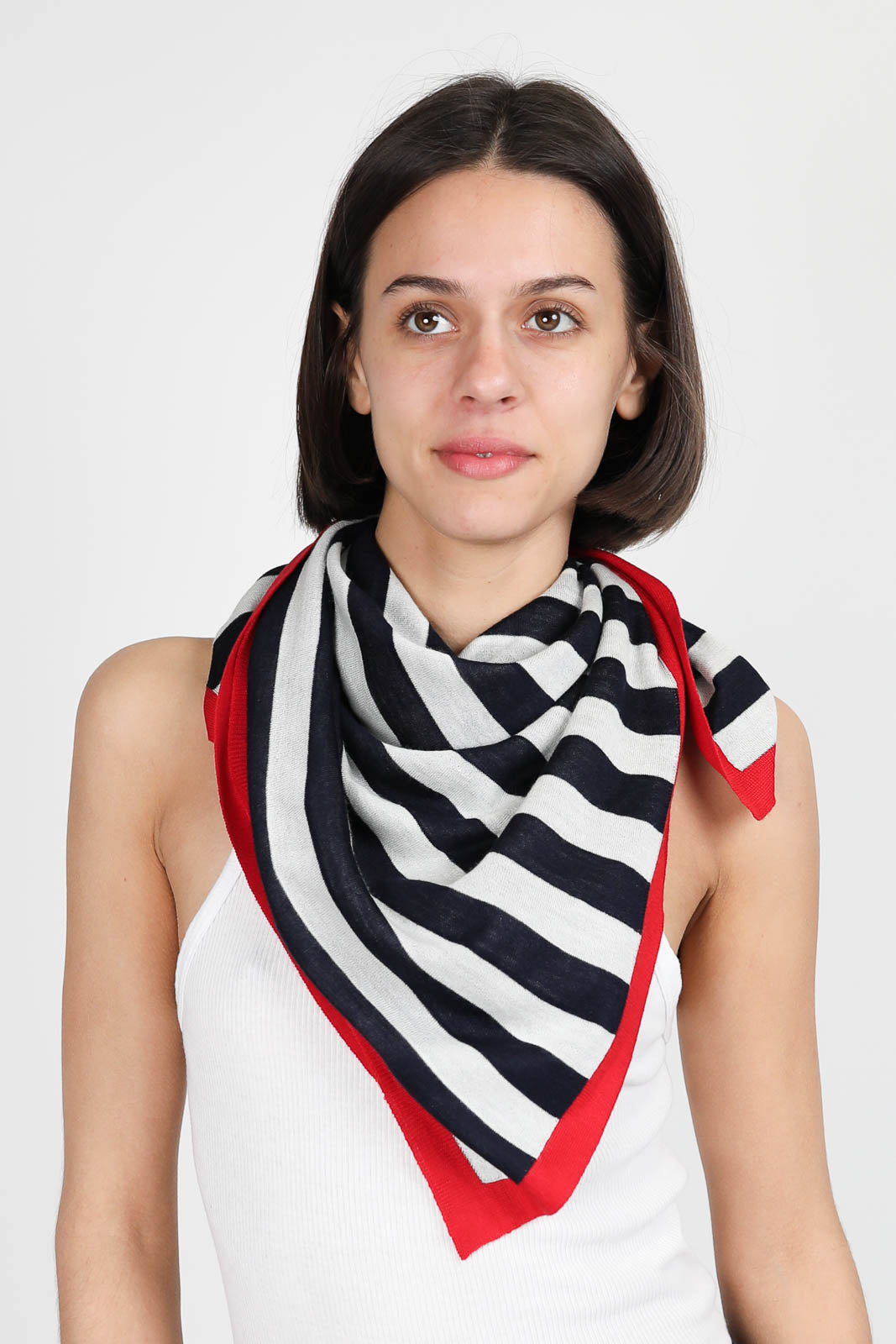 Rally scarf in navy/blue