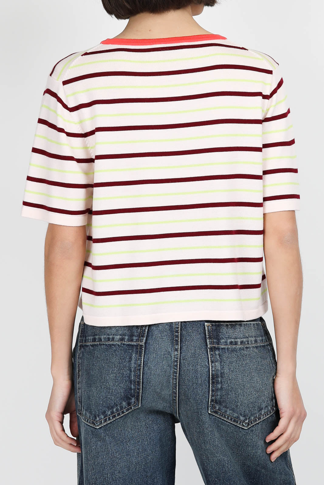 Merino T-shirt in Ruby