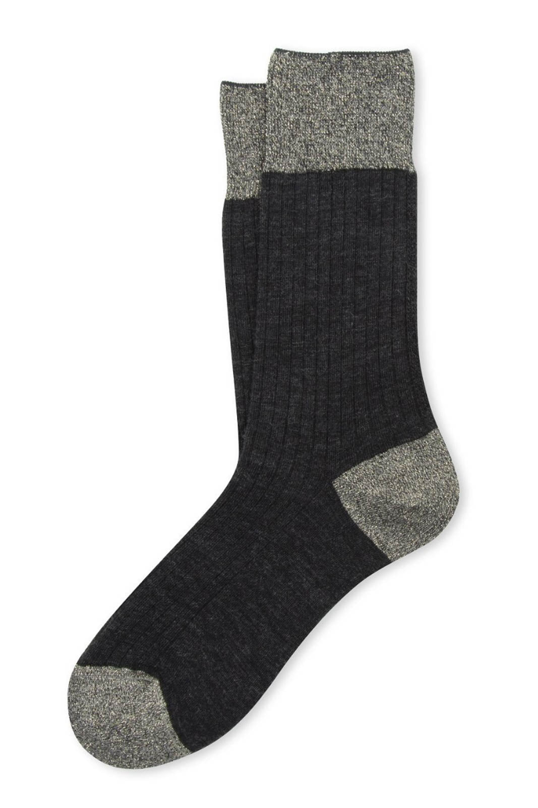 Berlino Short socks in Anthracite