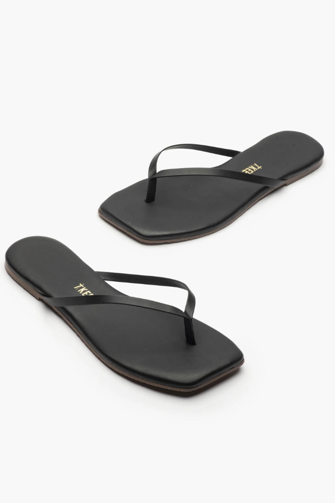 Square Toe Lily sandals in black