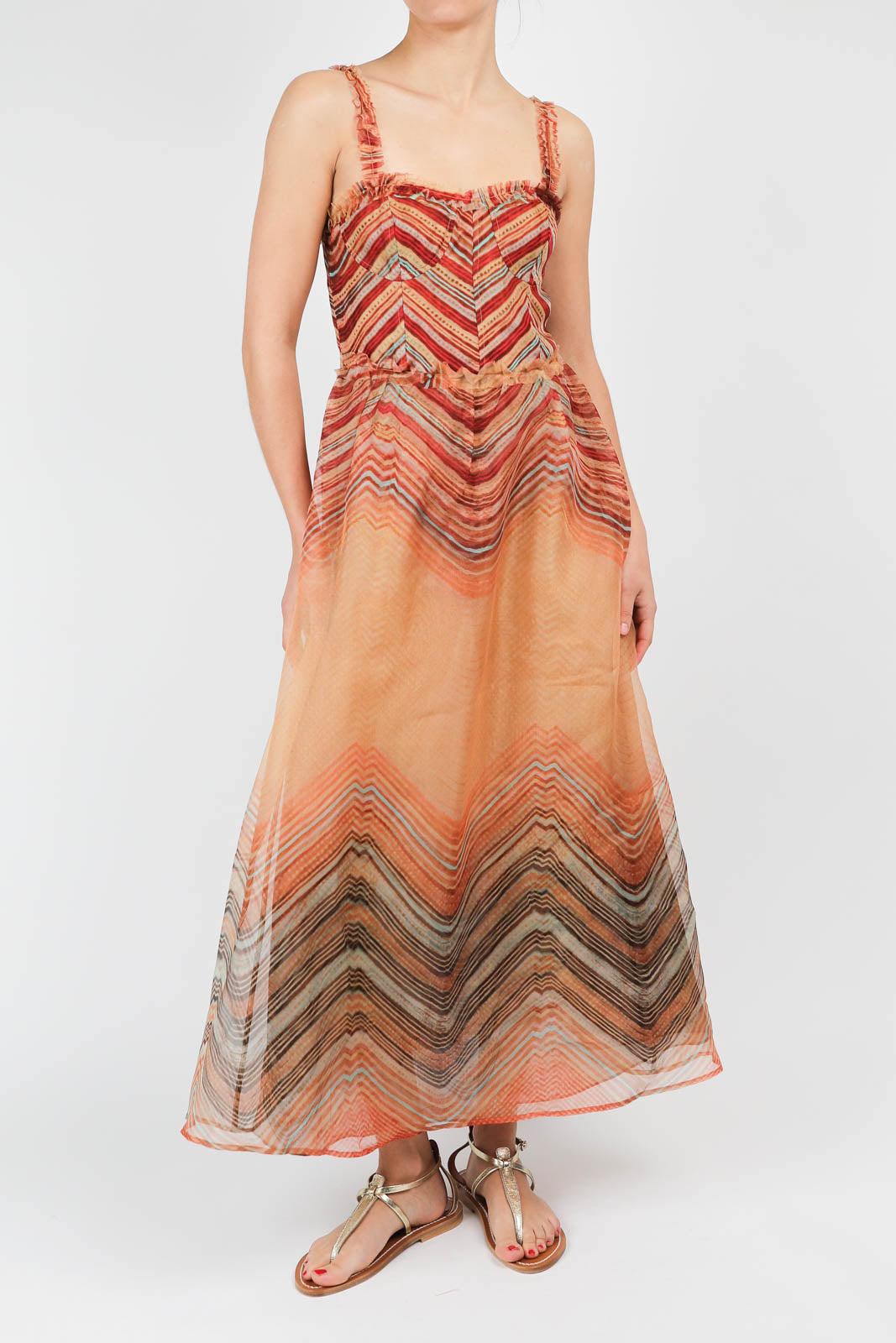 Robe Gisele en terre cuite